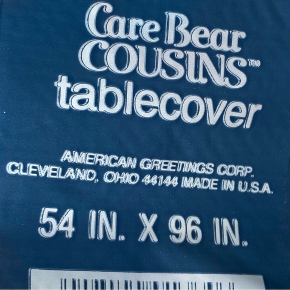 Vintage Care Bear Cousins Paper Table Cloths New Sealed - Picture 5 of 7